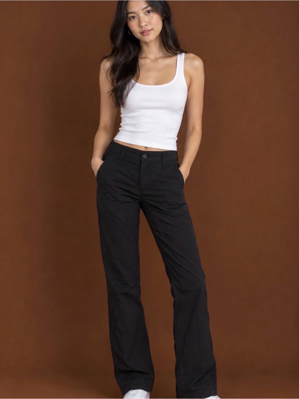 Kenneth Cole Black Boot-Cut Pants